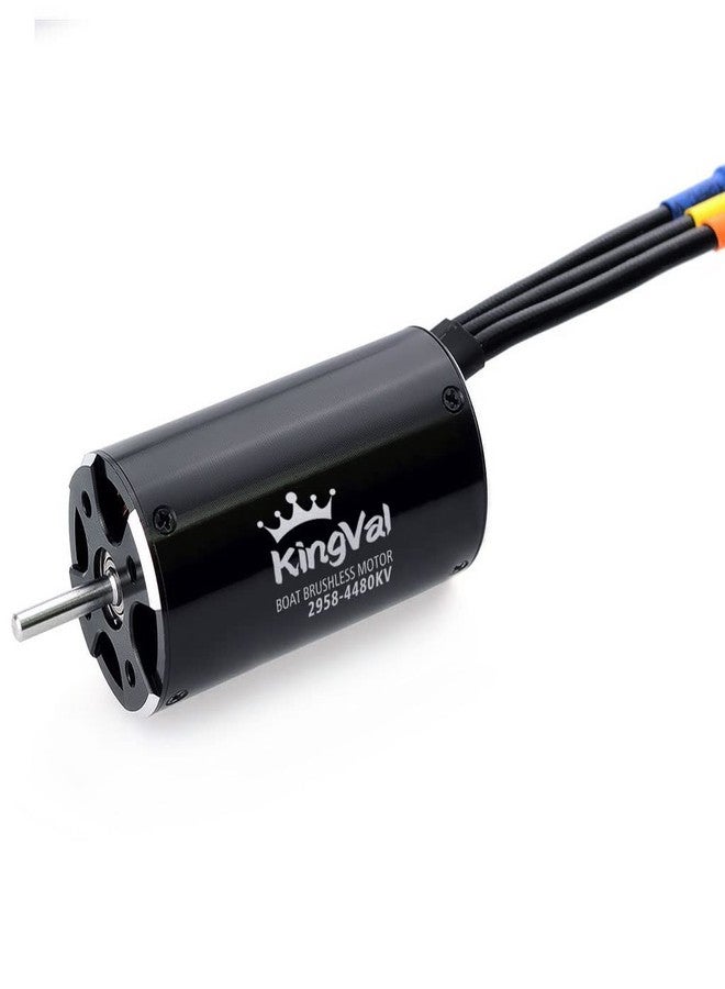 KingVal Replacement 2958 4480KV Brushless Motor Shaft 3.175mm with Water Cooling Jacket Compatible with RC Boat - Image 5